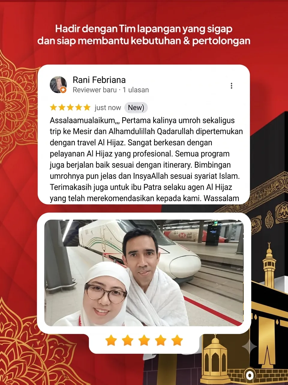 Ulasan Jemaah Mengenai Pelayanan Patra