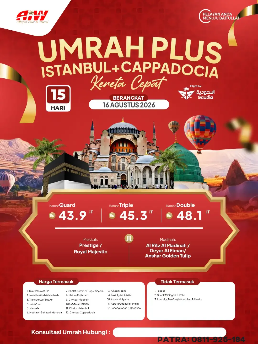 Brosur Resmi PLUS TURKEY 15HR ( KERETA CEPAT)