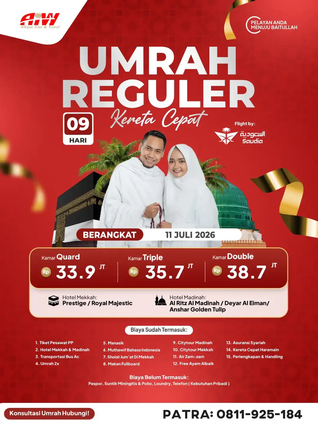 Brosur Resmi REGULER 9HR ( KERETA CEPAT)